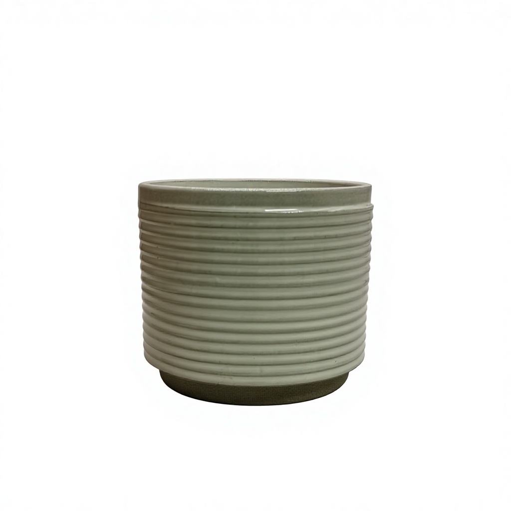 Modern Cylinder Ceramic Candle Container Jar