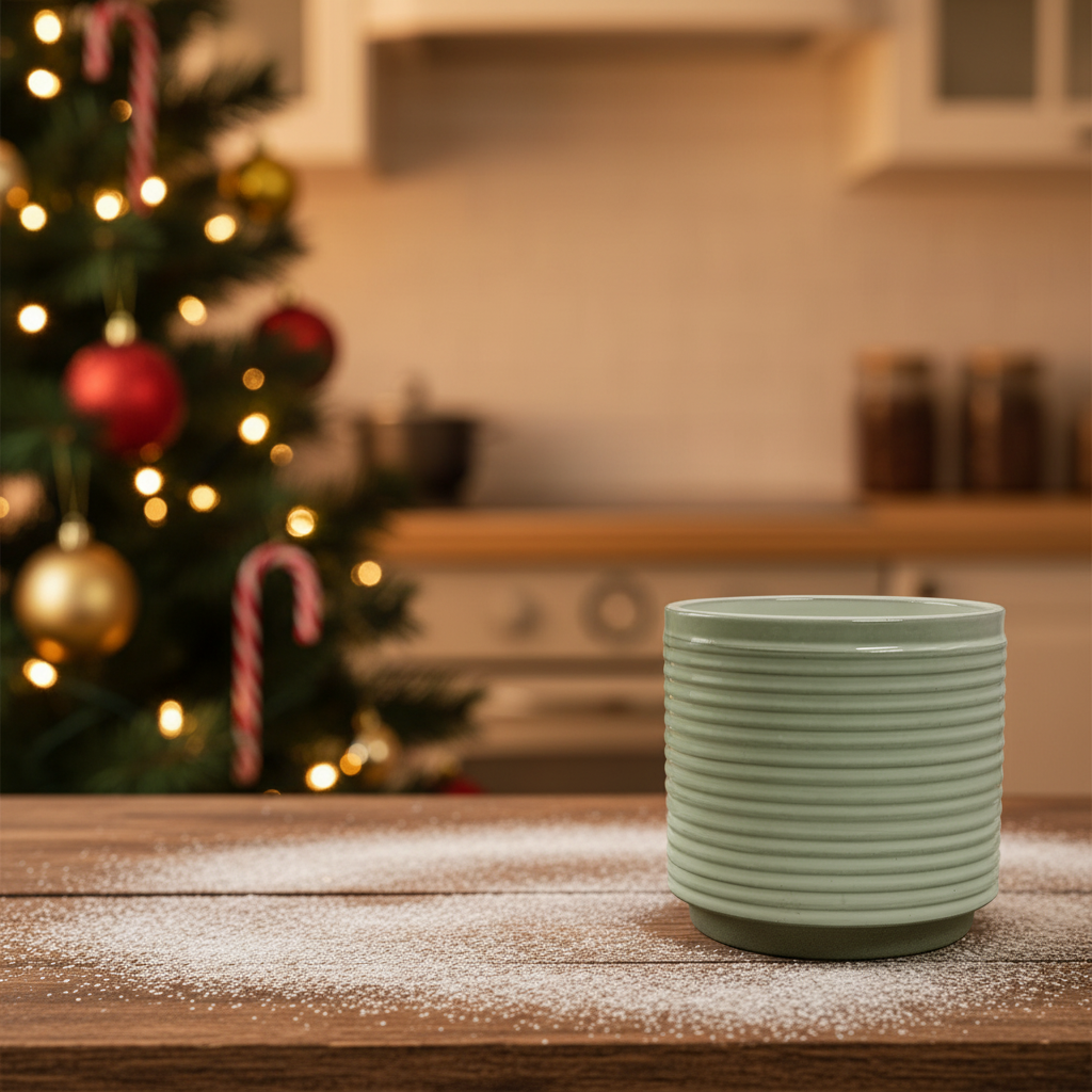 Modern Cylinder Ceramic Candle Container Jar