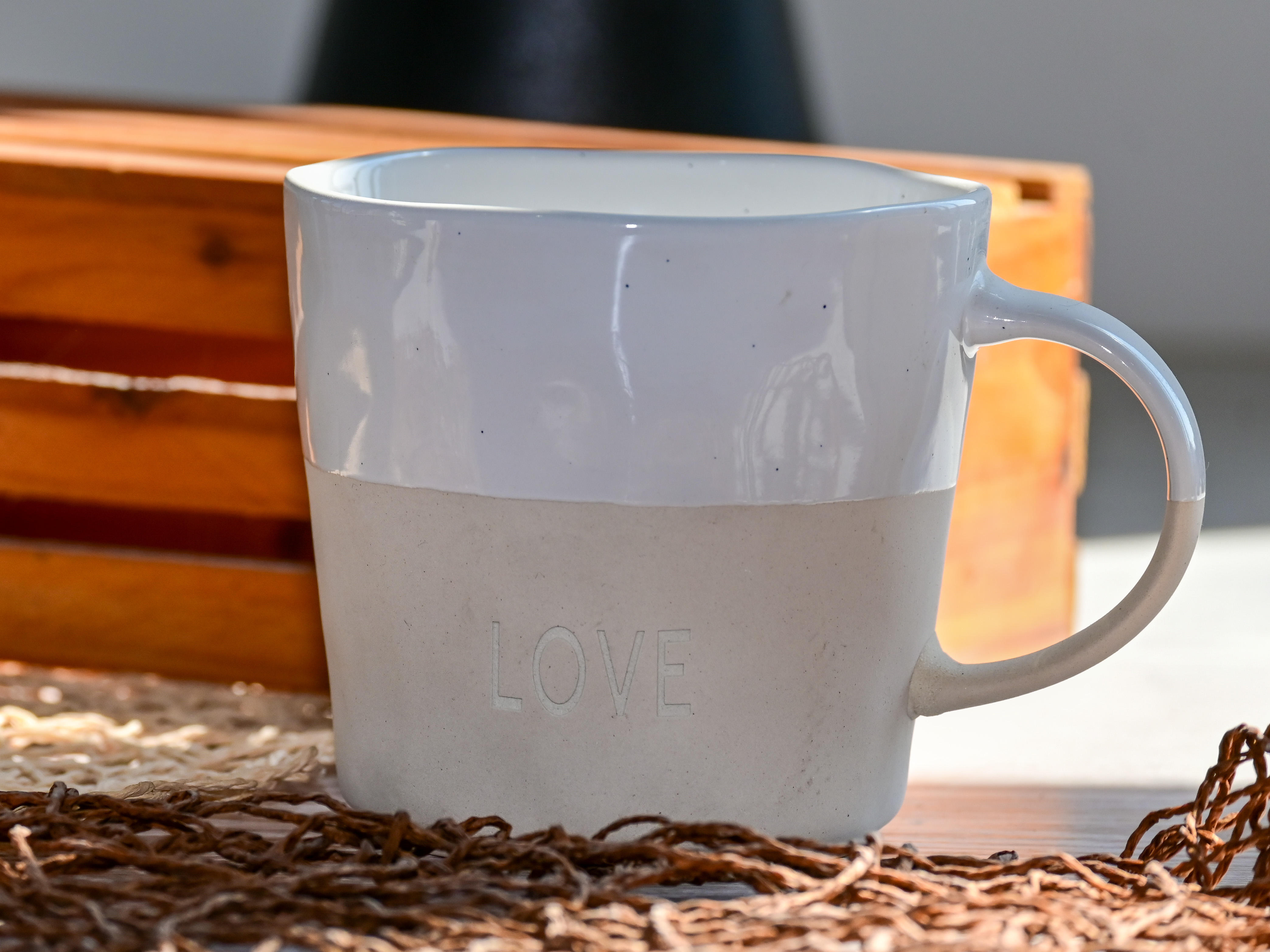 Two-Tone Matte & Glossy Mug