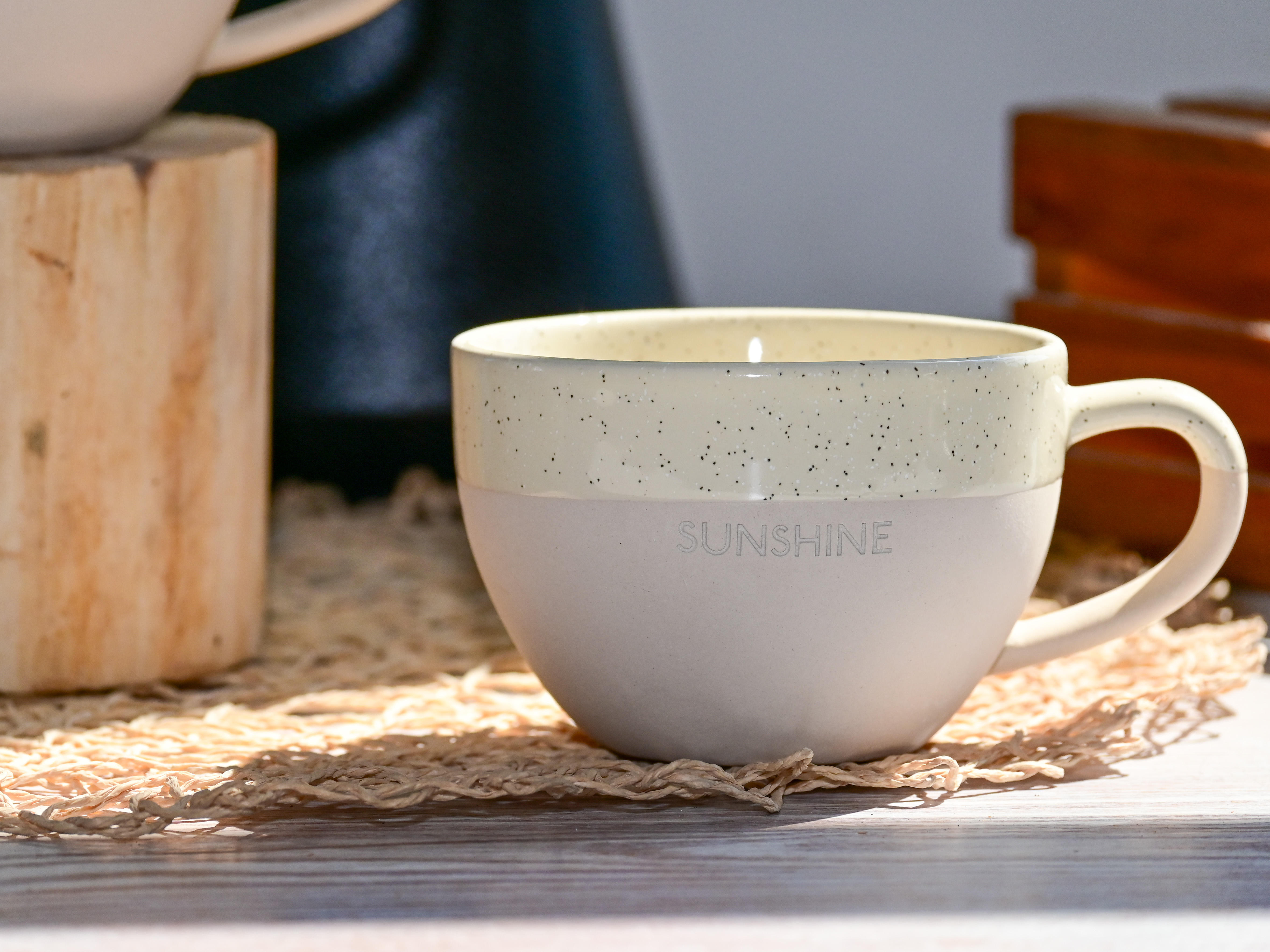 Two-Tone Speckled Glaze Mug