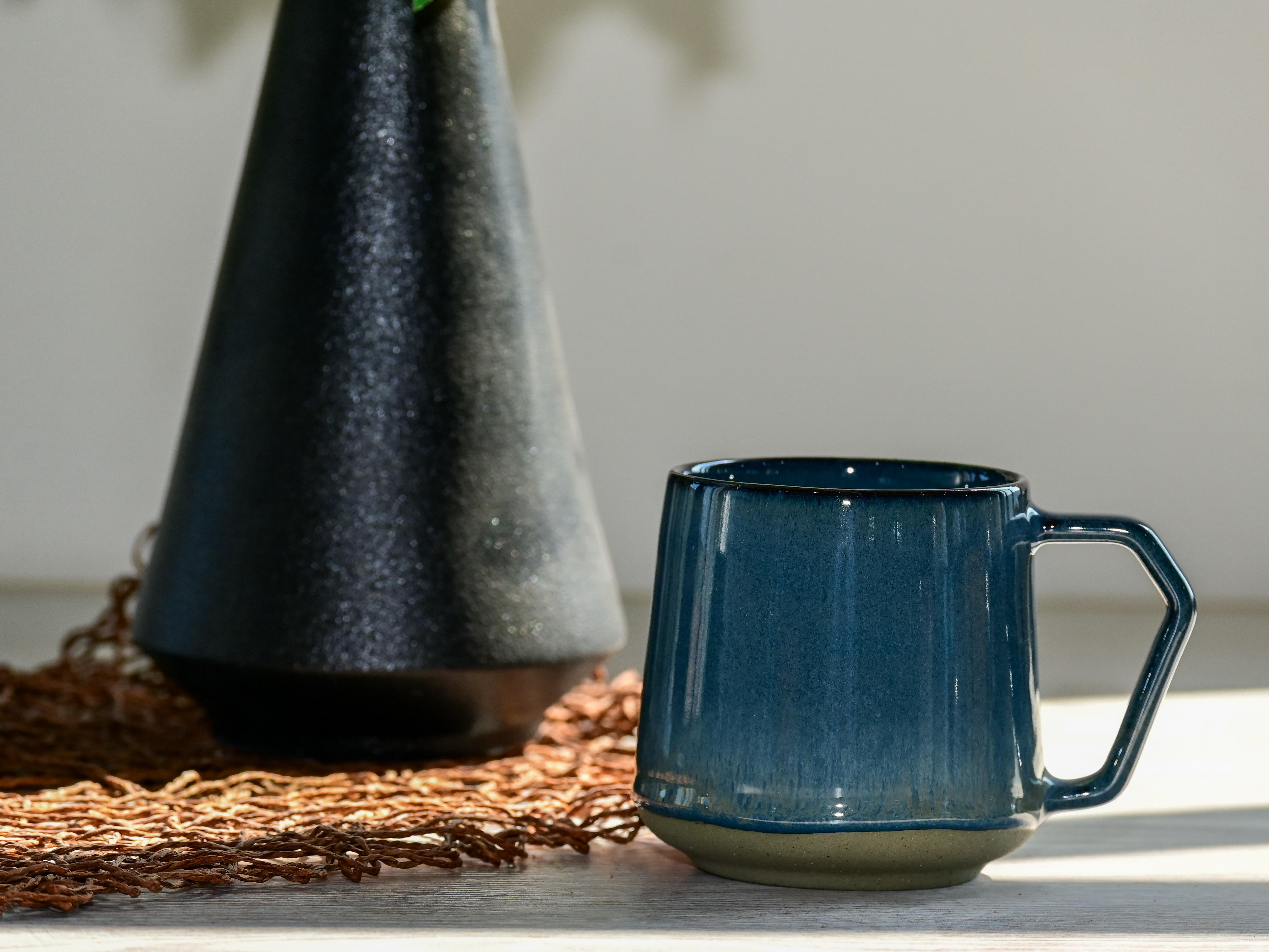 Vintage Reactive Glaze Coffee Mug